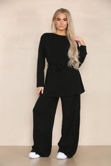Women's Ladies Belted Lounge Suits